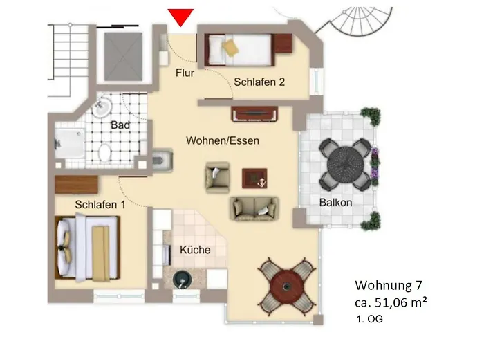 Apartamento Meeresrauschen 7 -